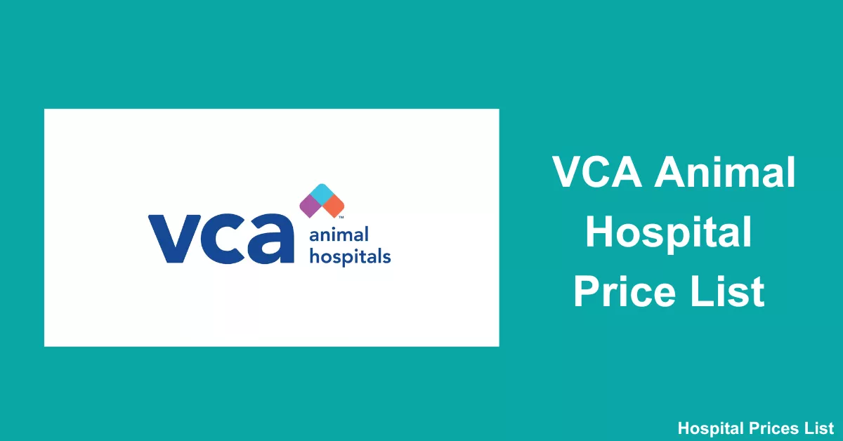 VCA Animal Hospital Price List