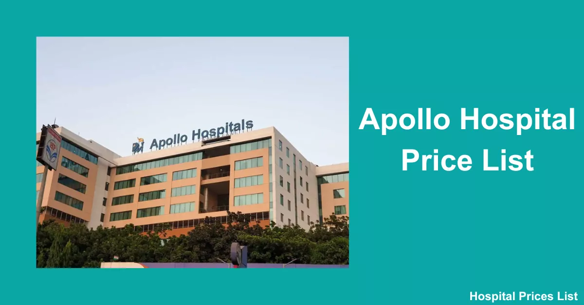 apollo hospital price list