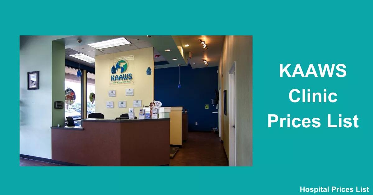 KAAWS Clinic Prices