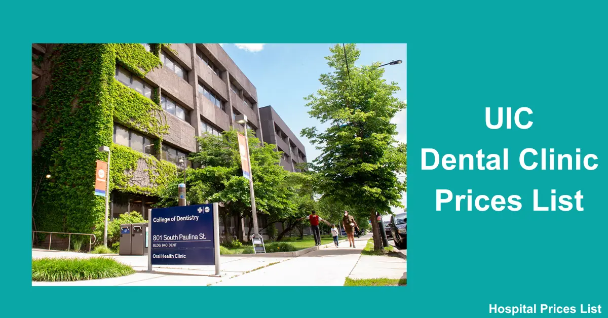 UIC Dental Clinic Prices List