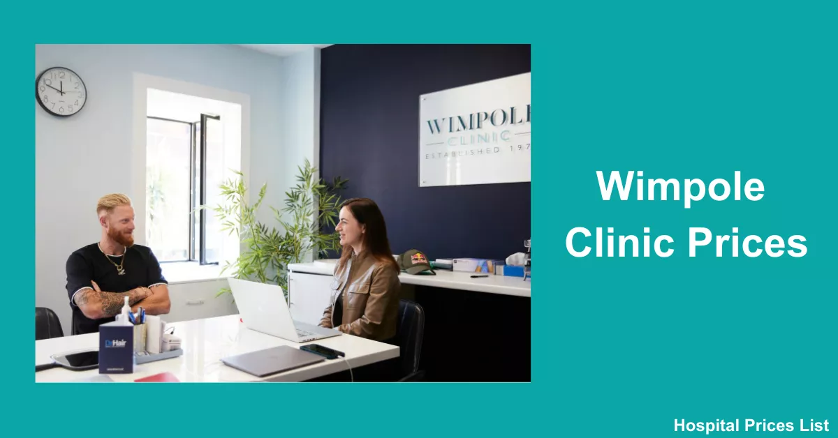 Wimpole Clinic Prices