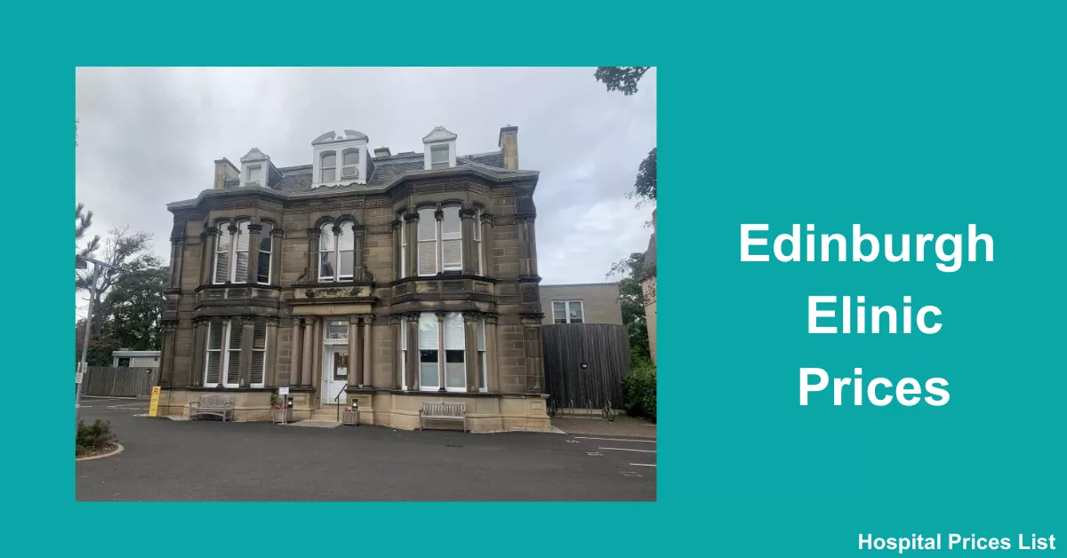 edinburgh clinic prices
