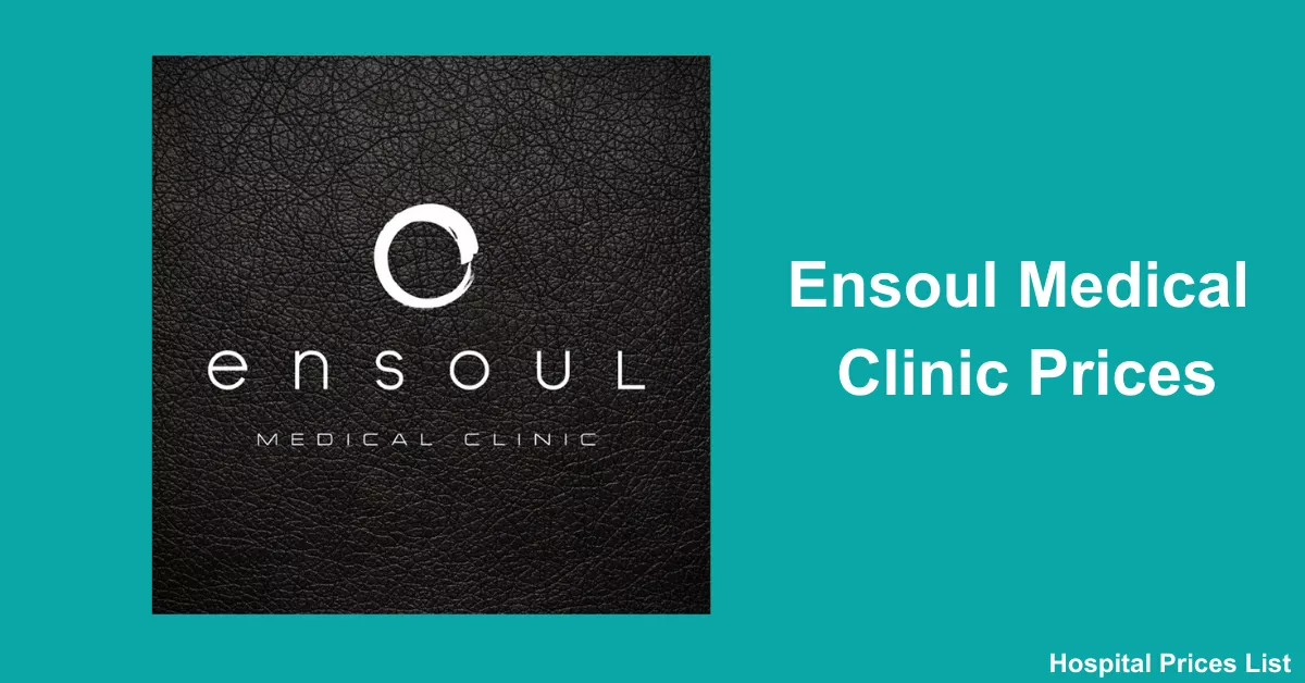 ensoul medical clinic prices