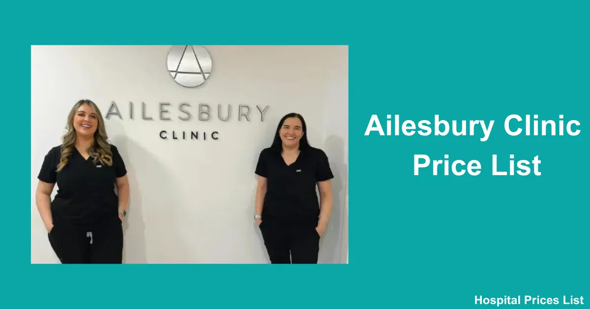 Ailesbury Clinic Price List